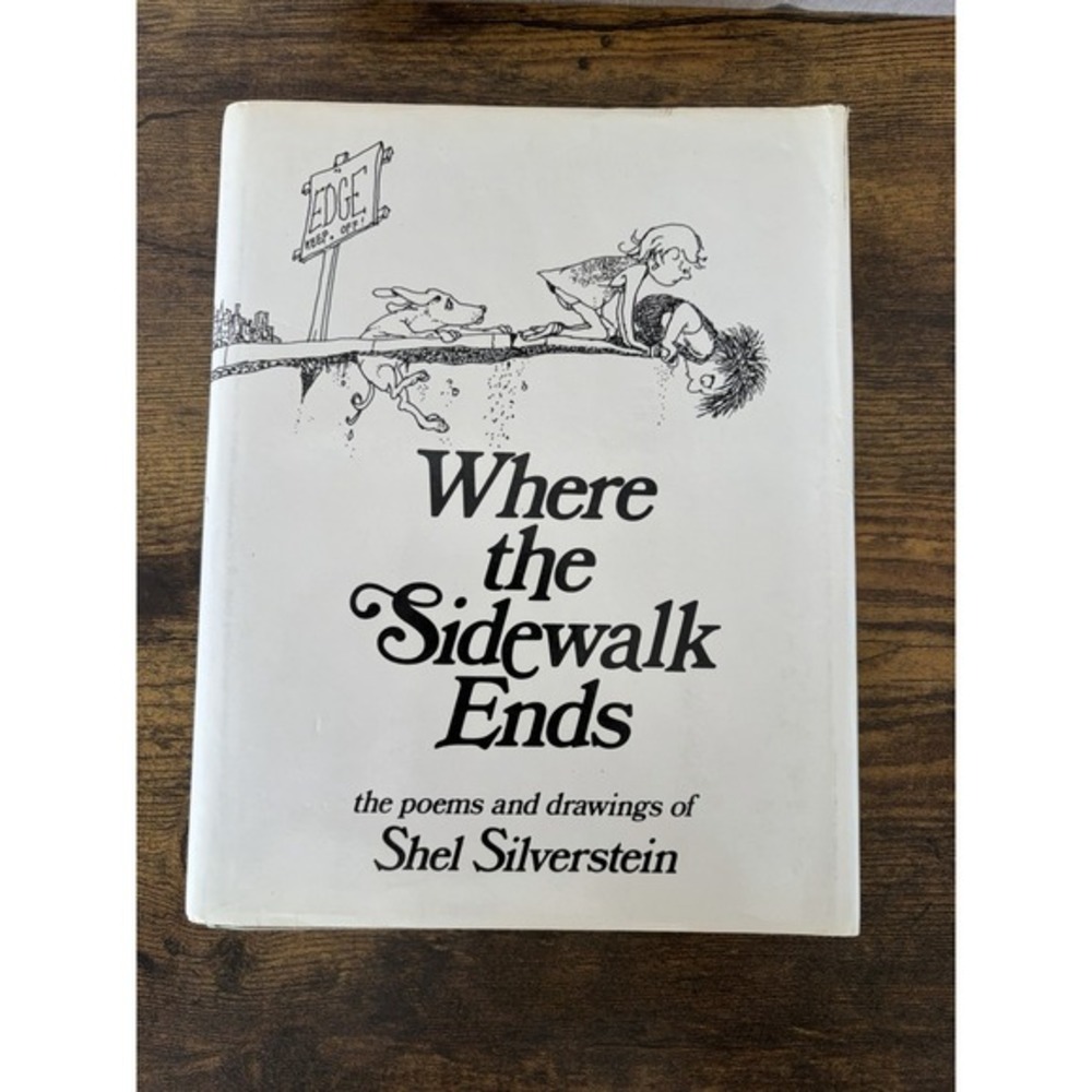 Where The Sidewalk Ends Shel Silverstein 1974 Harper and Row‎ Early Edition Hard